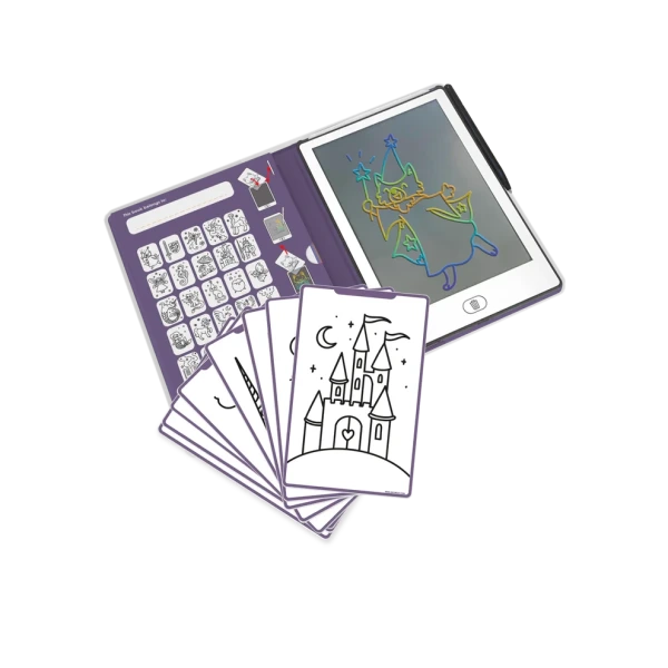 Dawno, dawno temu KIDYDRAW-MINI podświetlany tablet do rysowania pad z ekranem LCD bajki Kidywolf 3+