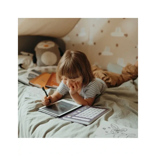 Dawno, dawno temu KIDYDRAW-MINI podświetlany tablet do rysowania pad z ekranem LCD bajki Kidywolf 3+