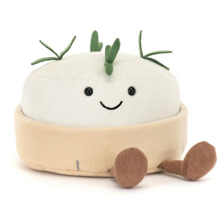 WESOŁY SER CAMEMBERT biała przytulanka Amuseables 13 cm Jellycat 0+