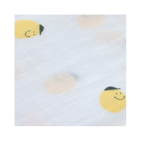 BAMBUSOWY OTULACZ kocyk 80x80cm zestaw 3 szt. HappyFruits Lemon Lassig