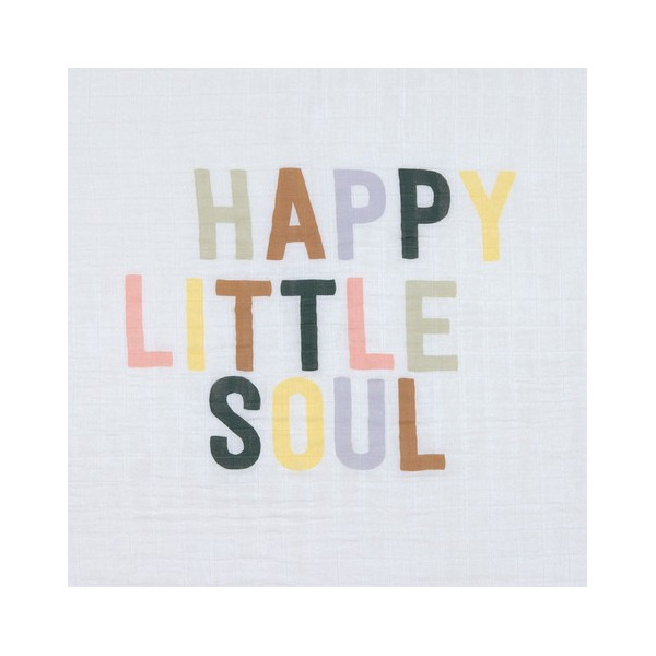 BAMBUSOWY OTULACZ kocyk 80x80cm zestaw 3 szt. HappyFruits Lemon Lassig