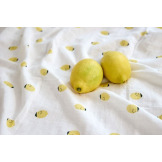 BAMBUSOWY OTULACZ kocyk 80x80cm zestaw 3 szt. HappyFruits Lemon Lassig