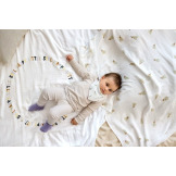 BAMBUSOWY OTULACZ  kocyk 120x120cm zestaw 2 szt.Happy Fruits Pear Lassig