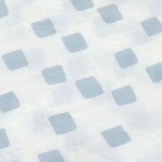 MUŚLINOWY OTULACZ kocyk z bawełny organicznej 60x60cm zestaw 3 szt. Happy Fruits blue Lassig