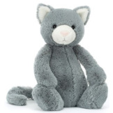 KOTEK szara przytulanka Bashful 31 cm Jellycat 0+