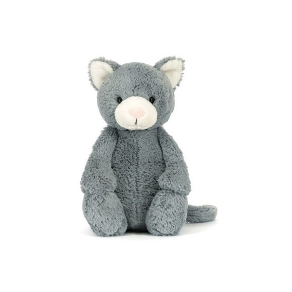 KOTEK szara przytulanka Bashful 31 cm Jellycat 0+