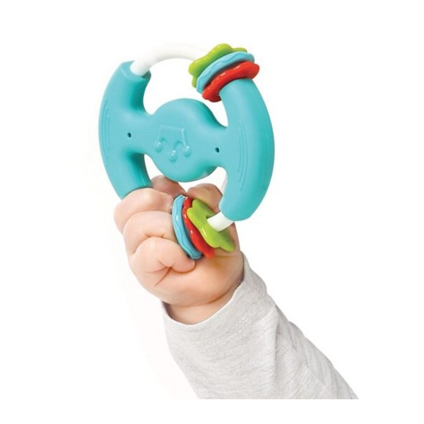 ZESTAW 4 GRZECHOTEK z funkcją gryzaka słonik LUDI 3m+