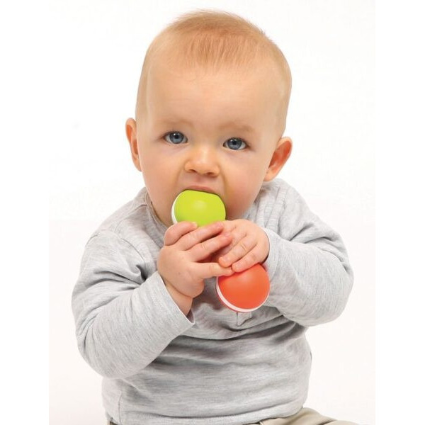 ZESTAW 4 GRZECHOTEK z funkcją gryzaka słonik LUDI 3m+