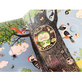 DRZEWO Niesamowity spacer Akademia Mądrego Dziecka książeczka kartonowa z przesuwnymi elementami Nathalie Choux