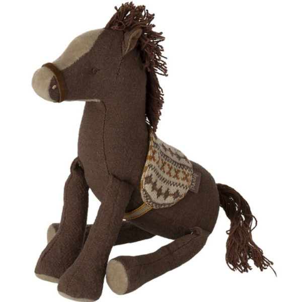 BRĄZOWY KONIK przytulanka medium 21 cm MAILEG 0+