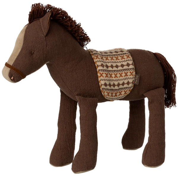 BRĄZOWY KONIK przytulanka medium 21 cm MAILEG 0+