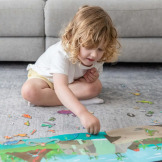 DINOZAURY przenośna układanka magnetyczna Tiger Tribe 3+