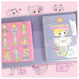 PRZEBIERANKI zestaw kolorowanek z pisakami MIX and MATCH zestaw kreatywny Tiger Tribe 4+