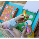 OGRÓD zestaw kolorowanek z kredkami zestaw kreatywny Tiger Tribe 3+