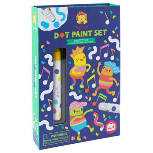 IMPREZA kolorowanki z markerami kropkowymi zestaw kreatywny Tiger Tribe 3+