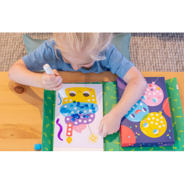 IMPREZA kolorowanki z markerami kropkowymi zestaw kreatywny Tiger Tribe 3+