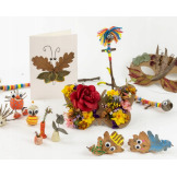 NATURA zestaw artystyczny 16 projektów Tiger Tribe 3+