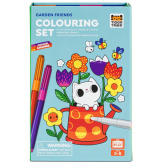 PRZYJACIELE Z OGRODU kolorowanki z pisakiem zmieniającym kolor zestaw kreatywny Tiger Tribe 5+