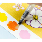 KWIATY I MOTYLE kolorowanka akwarelowa w przenośnej teczce Tiger Tribe 4+