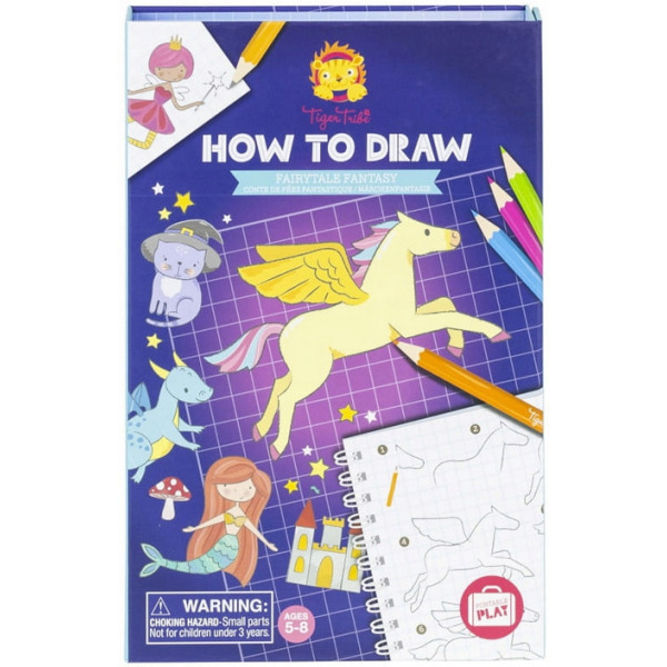BAŚNIOWA FANTAZJA zestaw do nauki rysowania Tiger Tribe 5+
