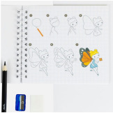 BAŚNIOWA FANTAZJA zestaw do nauki rysowania Tiger Tribe 5+