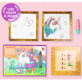 JEDNOROŻCE kolorowanka wodna zestaw z pisakiem do napełnienia wodą Tiger Tribe 1+