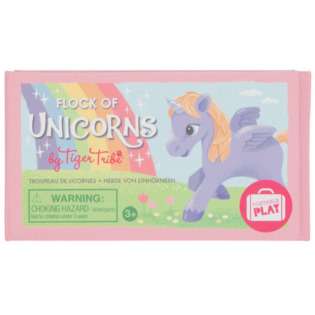 STADO JEDNOROŻCÓW pudełko pełne zabawy zestaw kreatywny z figurkami Tiger Tribe 4+