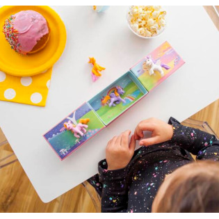 STADO JEDNOROŻCÓW pudełko pełne zabawy zestaw kreatywny z figurkami Tiger Tribe 4+