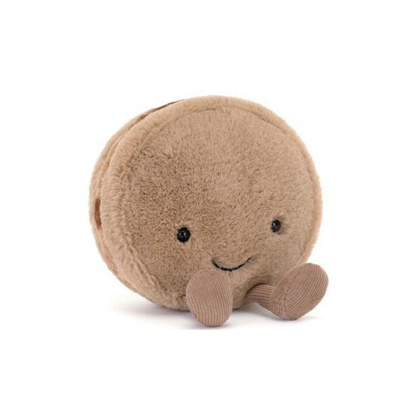WESOŁY MAKARONIK CZEKOLADOWY brązowa przytulanka Mona Amuseables 12 cm Jellycat 0+
