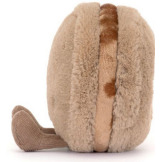 WESOŁY MAKARONIK CZEKOLADOWY brązowa przytulanka Mona Amuseables 12 cm Jellycat 0+