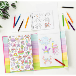 LETNIA ZABAWA zestaw do nauki rysowania Tiger Tribe 5+