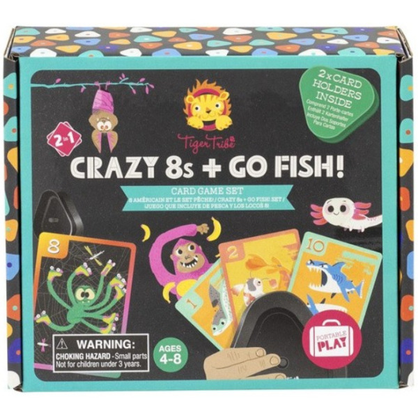 ZESTAW DO GIER W KARTY  gra karciana 2w1 Tiger Tribe 4+