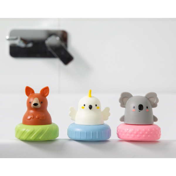 AUSTRALIJSKIE ZWIERZĄTKA kąpielowi przyjaciele zestaw 3 szt. zabawka do kąpieli Tiger Tribe 1+