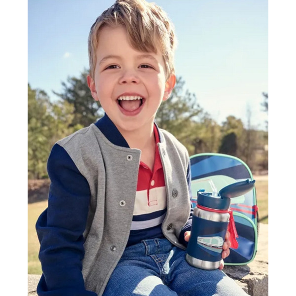 POCIĄG stalowy bidon z ustnikiem Spark Style 350ml Skip Hop