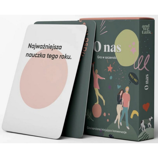 O nas AND WE TALK gra karciana w szczerość pytania dla dorosłych