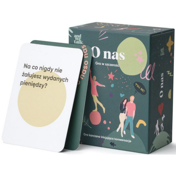 O nas AND WE TALK gra karciana w szczerość pytania dla dorosłych