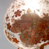 RÓŻOWA PIŁKA PLAŻOWA 3D Pink Flowers 35 cm Little Dutch 2+