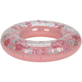 RÓŻOWE KOŁO do pływania Pink Flowers Little Dutch 50cm