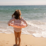 RÓŻOWE KOŁO do pływania Pink Flowers Little Dutch 50cm