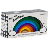 TĘCZA SENSORYCZNA silikonowa układanka Over the rainbow Bright 5 el. Jellystone 9m+