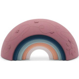 TĘCZA SENSORYCZNA silikonowa układanka Over the rainbow Earth 5 el. Jellystone 9m+