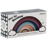 TĘCZA SENSORYCZNA silikonowa układanka Over the rainbow Earth 5 el. Jellystone 9m+