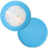 Niebieski SENSORYCZNY DYSK Z FIGURKAMI A-Ku-Ku! Peekaboo, motyw Plaża Jellystone 18m+