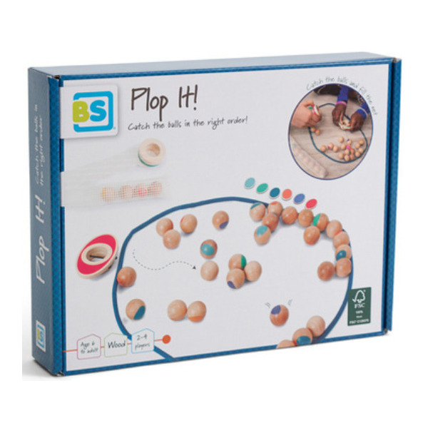 GĄSIENICA drewniana gra sensoryczna zręcznościowa nawlekanka BS Toys 6+