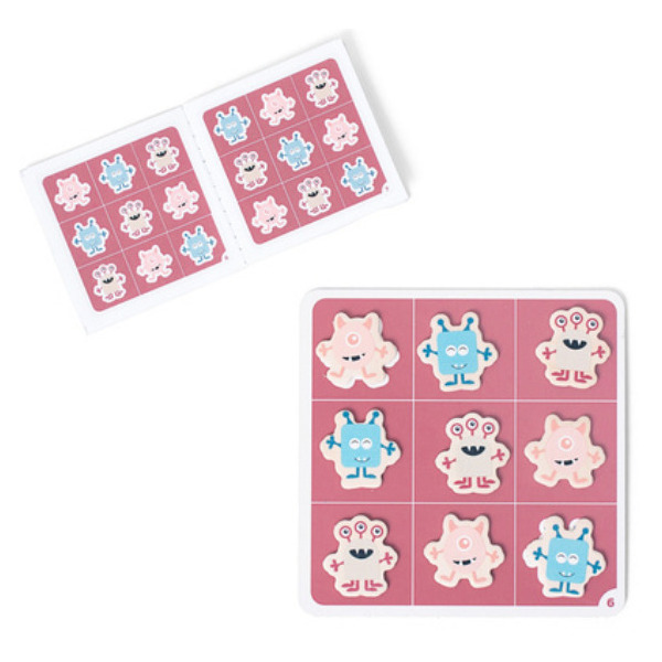 POTWORKI sudoku drewniana gra logiczna BS Toys 6+