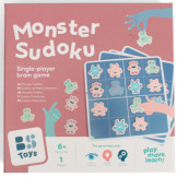 POTWORKI sudoku drewniana gra logiczna BS Toys 6+