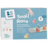 WYŚCIG ŚLIMAKÓW drewniana gra planszowa BS Toys 4+