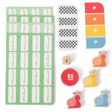 WYŚCIG ŚLIMAKÓW drewniana gra planszowa BS Toys 4+