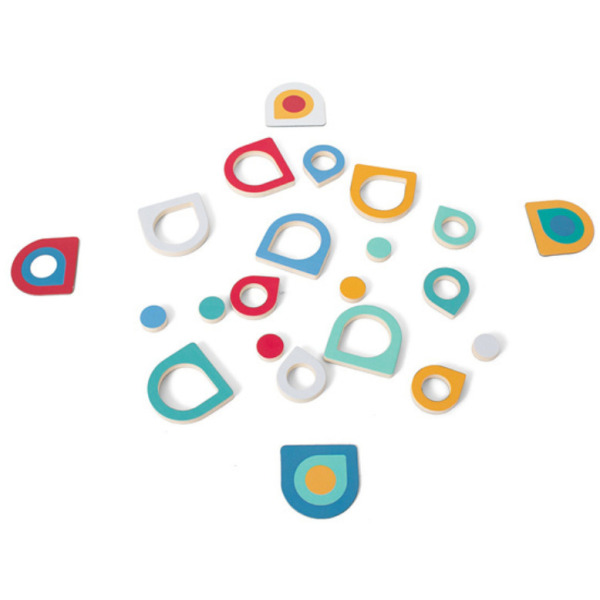 DOPASUJ WZÓR drewniana gra pamięciowa BS Toys 5+