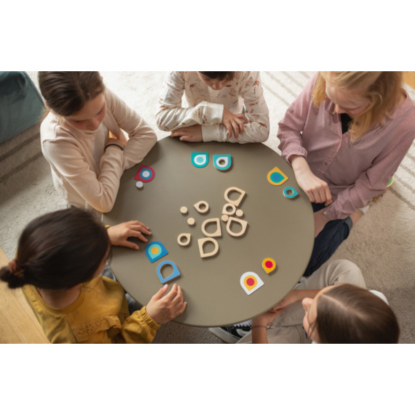 DOPASUJ WZÓR drewniana gra pamięciowa BS Toys 5+